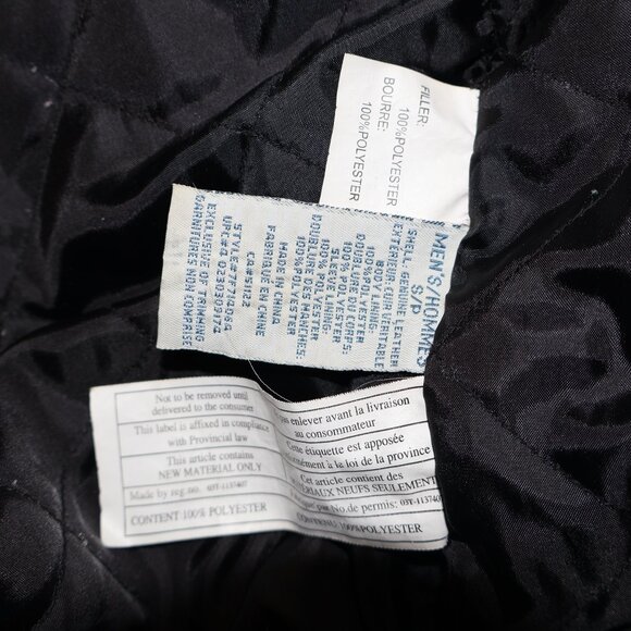 725 Originals faux Leather Moto Jacket Men’s Size S - Picture 9 of 9